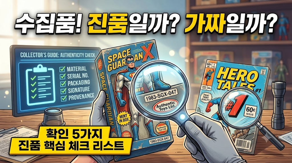수집품의 진품 여부를 확인할 때 살펴봐야 할 요소
